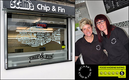 Scam's Chip & Fin, 131 High Street, Abersychan, Torfaen