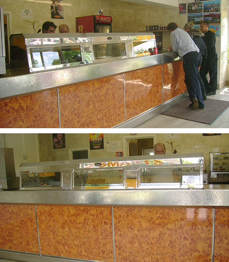 BLACKBURN 3-pan counter range for Smart's Take Away